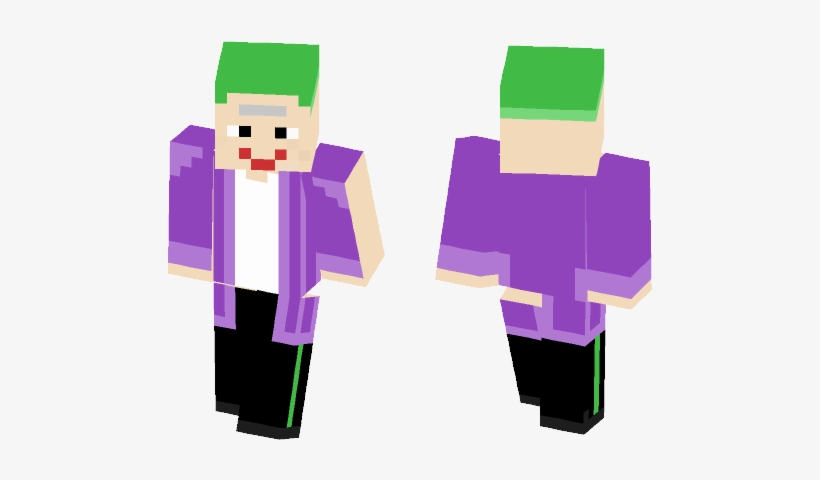 The Joker - Spider Man Minecraft Black Suit, transparent png #3033136