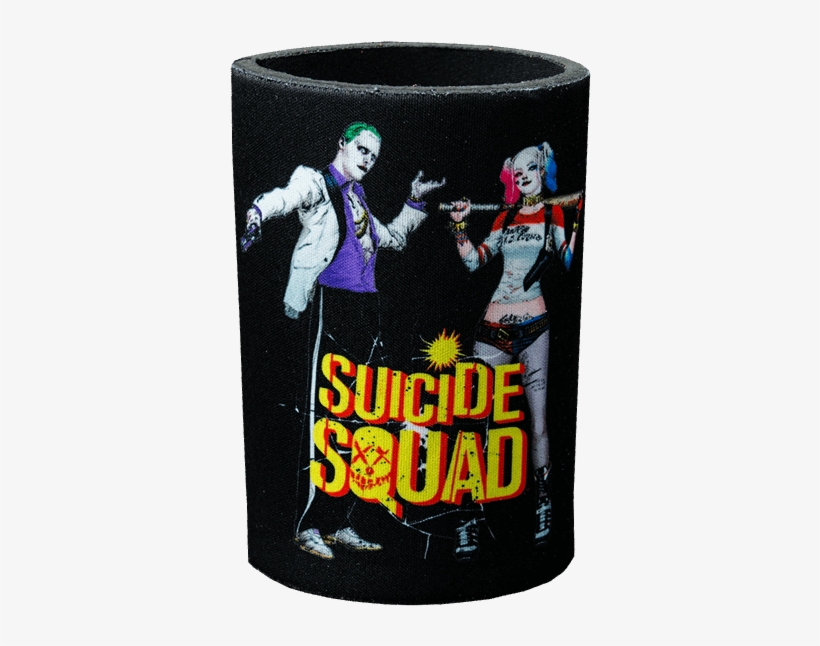 Joker & Harley Quinn Can Cooler - Suicide Squad The Joker And Harley Quinn Stubbie Holder, transparent png #3033175