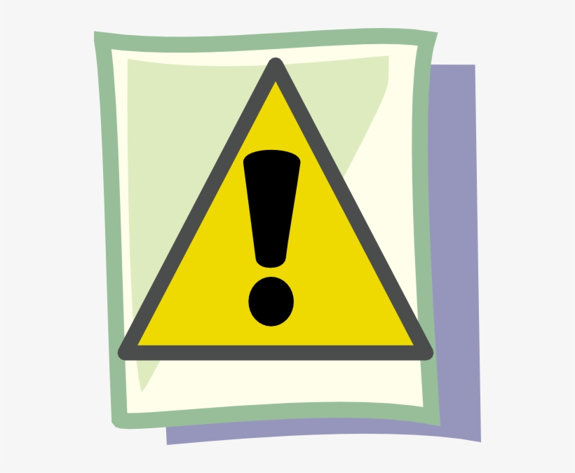 How To Set Use Important File Icon Png - Gul Trekant Med Utropstegn, transparent png #3033280