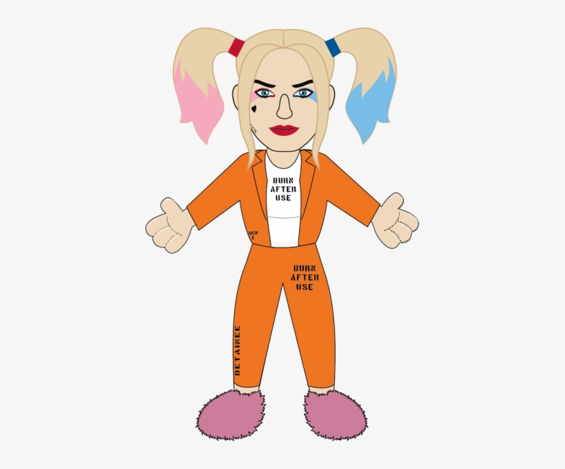 Suicide Squad Harley Quinn Prison - Harley Quinn Prison Costume Suicide Squad, transparent png #3033377
