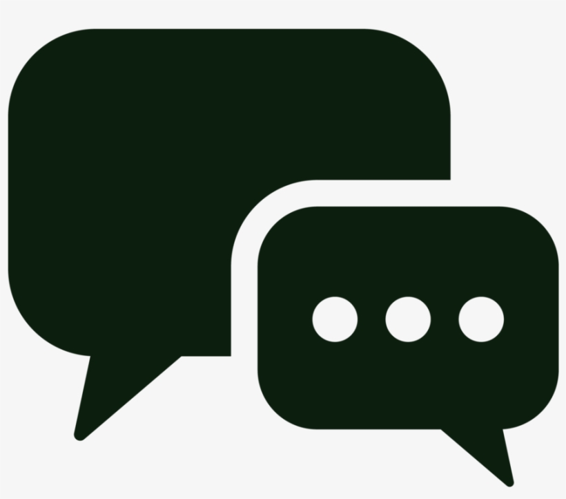 Contact Icon - Speech Balloon, transparent png #3033430