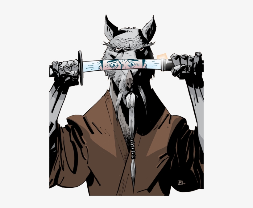 Master Splinter From The Tmnt Comics Sports A Rad Moustache - Teenage Mutant Ninja Turtles: Volume 4: Sins, transparent png #3033463