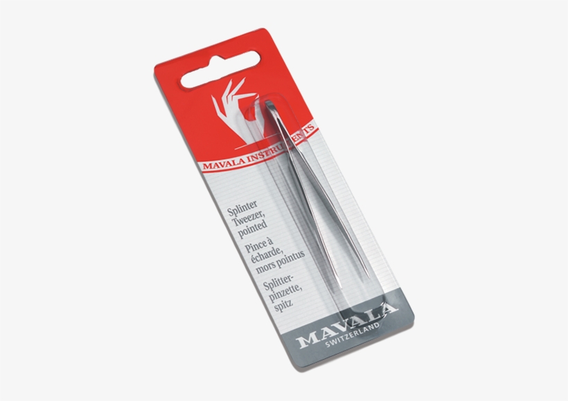Splinter Tweezers, Pointed - Mavala Splinter Tweezer, transparent png #3033599