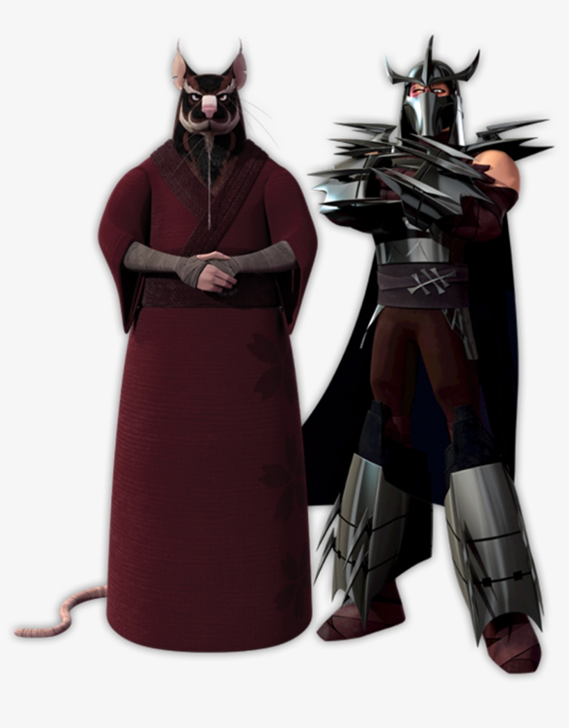 Master Splinter Vs Master Shredder - Shredder Tmnt 2016 Cartoon, transparent png #3033726