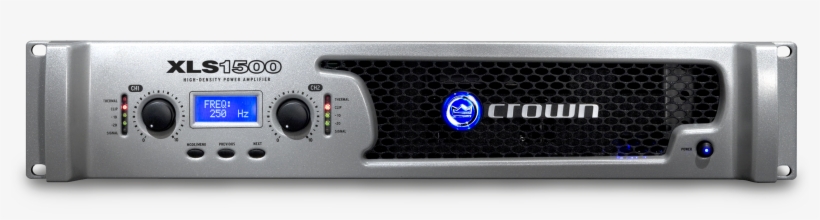 Two-channel, 525w @ 4ω Power Amplifier - Crown Amplifier Xls 1500, transparent png #3033895