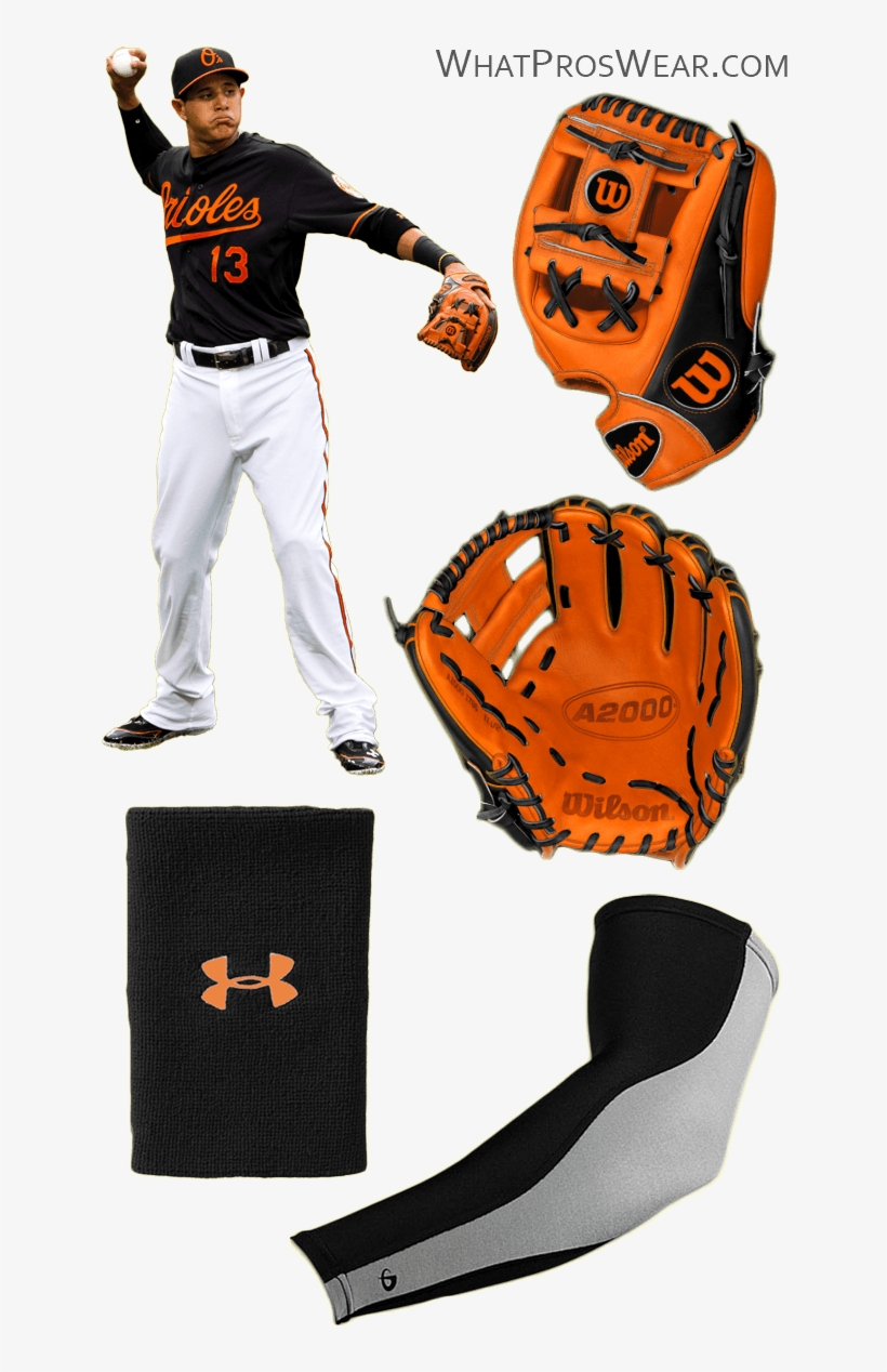 Manny Machado Glove, Manny Machado Sweatband, Wristband, - Manny Machado Wilson A2k, transparent png #3034264