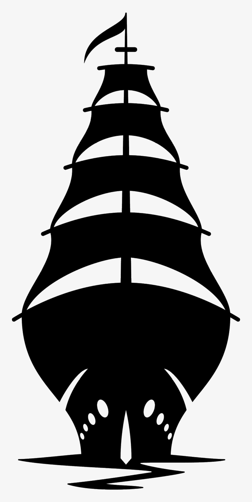Sailing Ship - Vector Graphics, transparent png #3034459