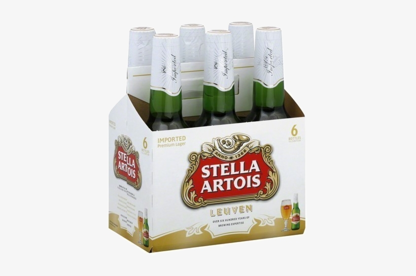 Stella Artois Beer - Stella Artois Beer 6 Pack, transparent png #3034575