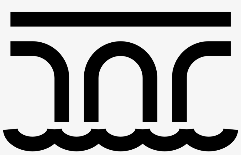 Bridge Icon Png - Bridge Over Water Icon, transparent png #3034608