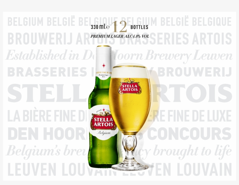 Stella Artois Reveals Eye-catching New Packaging Design - Stella Artois, transparent png #3034761