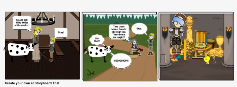 Jack And The Beanstalk - Cartoon, transparent png #3034807
