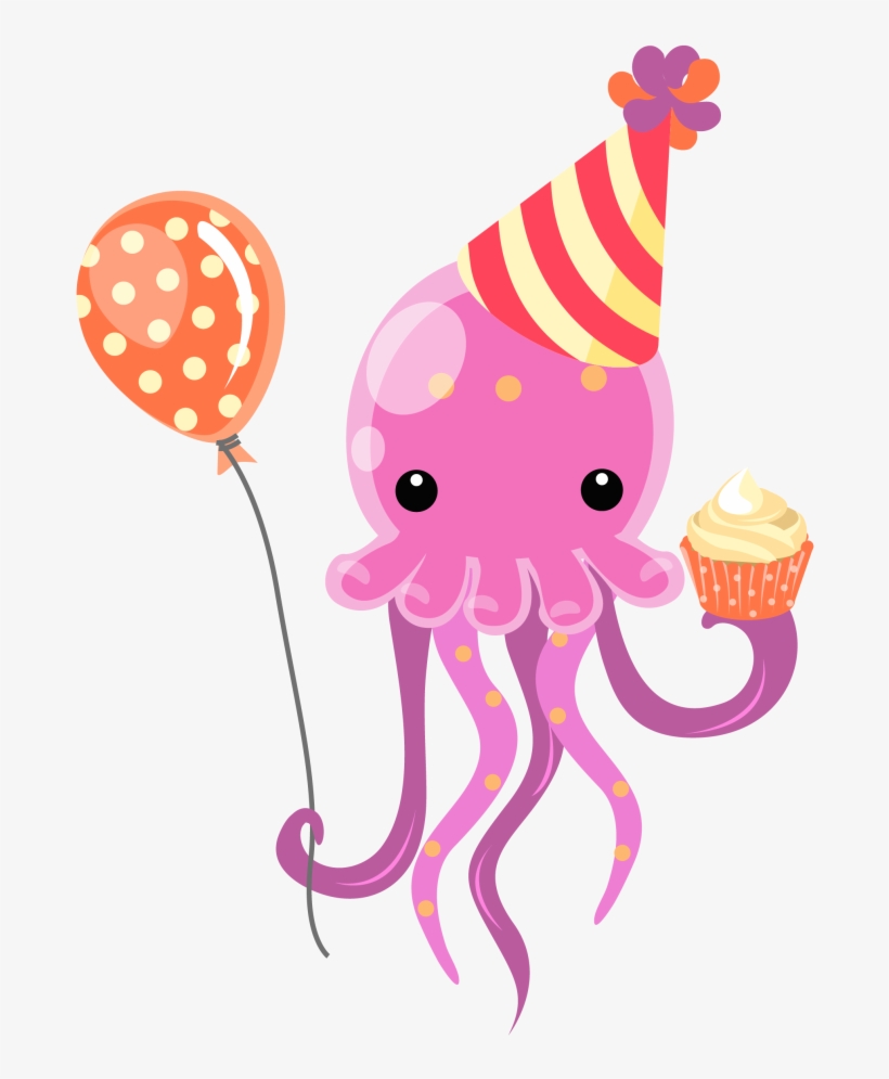 Jellyfish Clipart Happy Jellyfish - Cartoon Jellyfish Png, transparent png #3035020
