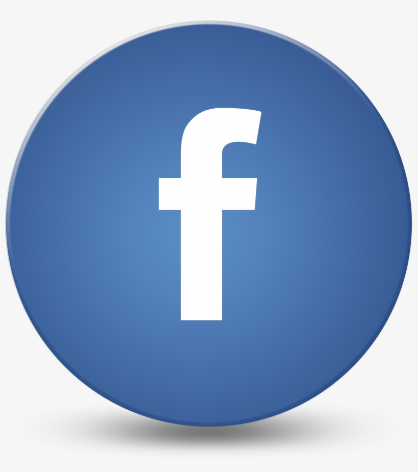 Facebook Circle Icon Png Download - Facebook Icon 50x50 Png, transparent png #3035126