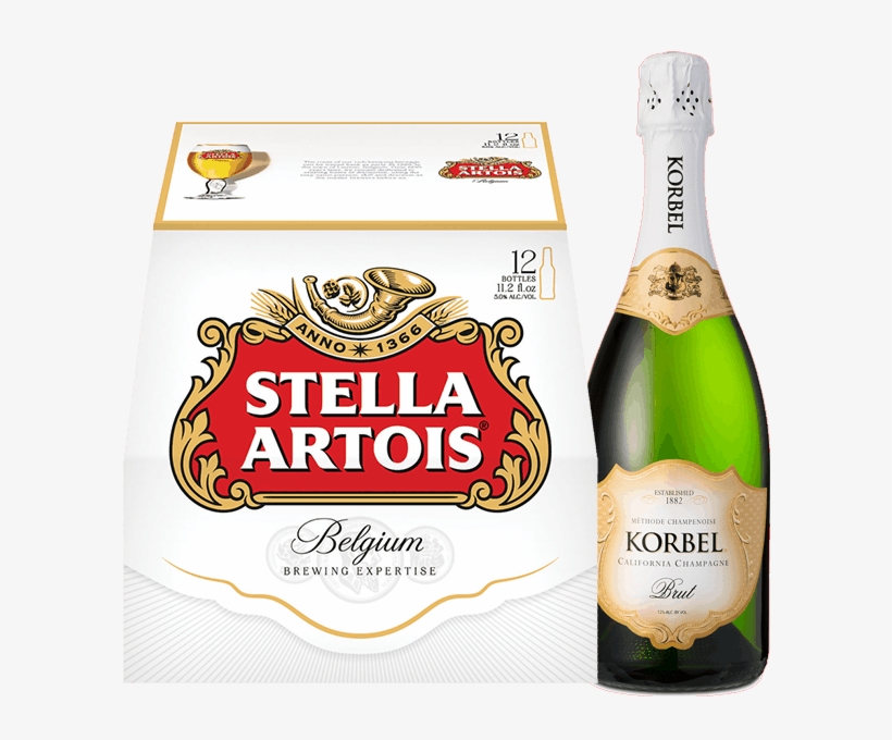 00 For Stella Artois® And Korbel® California Champagne - Stella Artois Beer Logo, transparent png #3035387