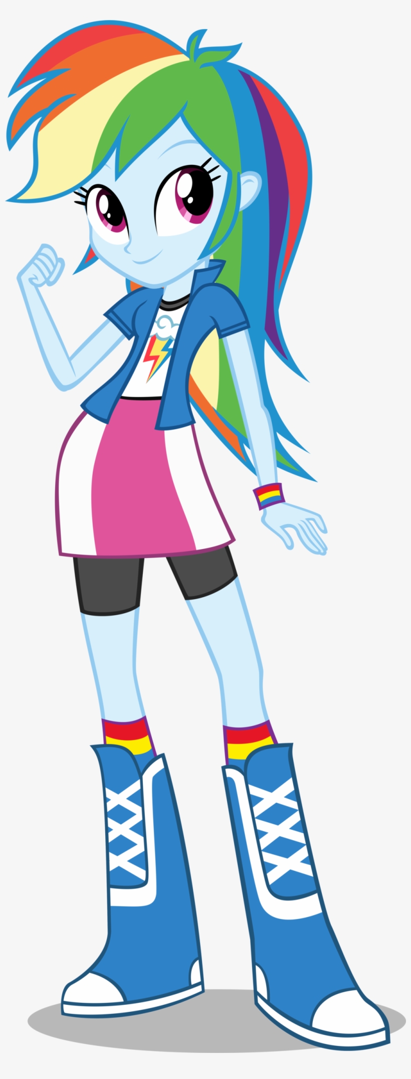 Rainbow Dash - My Little Pony Equestria Rainbow Dash, transparent png #3035575