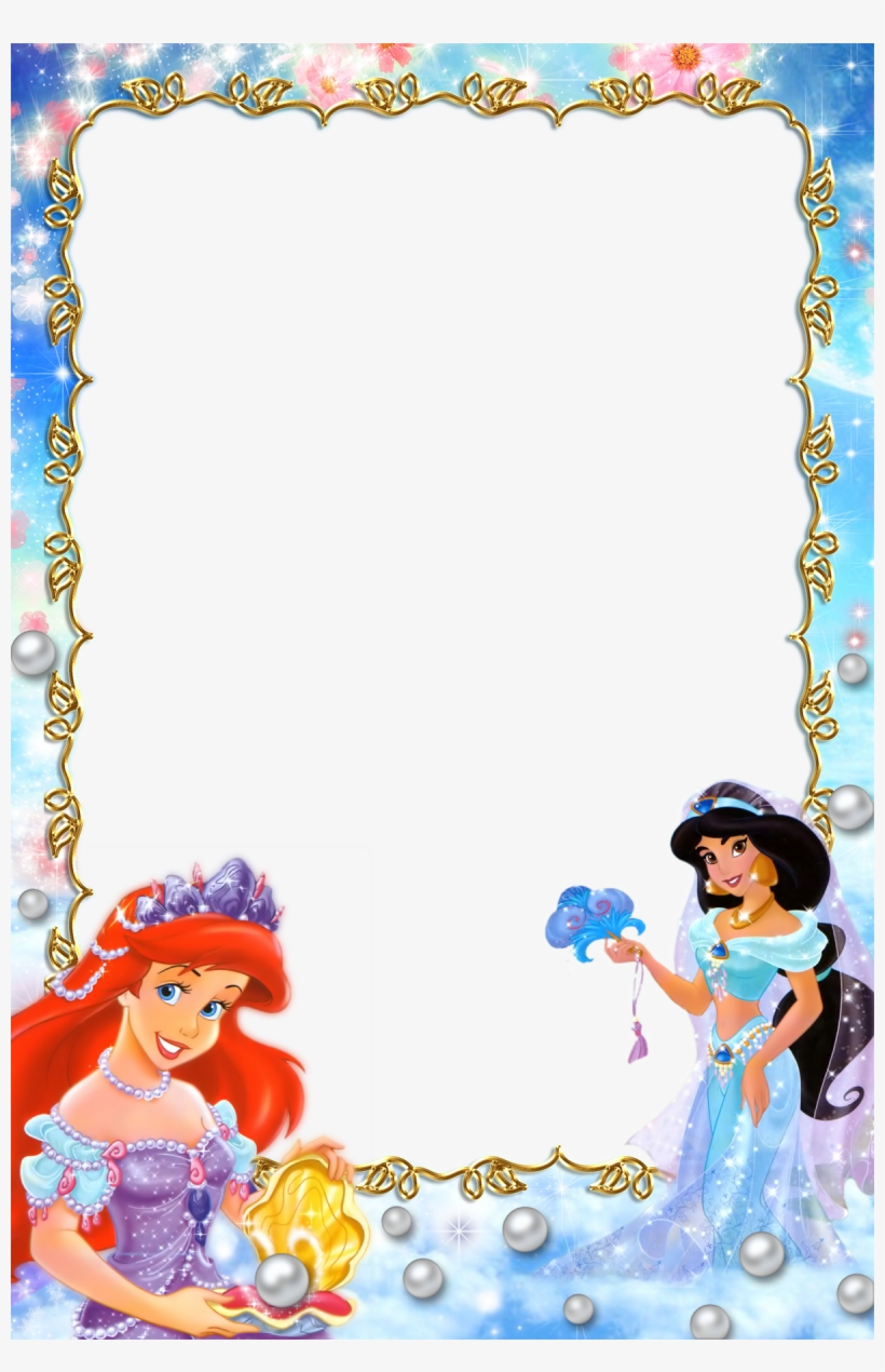 Imagens Para Photoshop - Disney Princess Border Design, transparent png #3035728