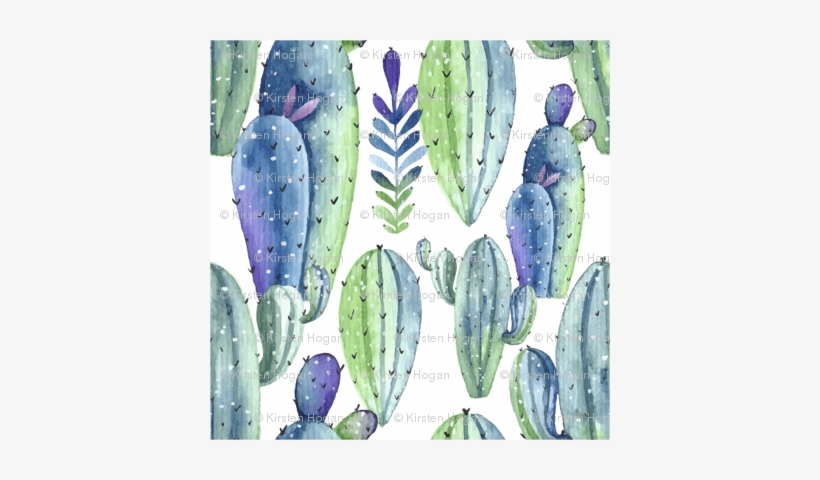 Cactus Western Watercolor - Dot Grid Journal: 8 X10 With 150 Pages And Bullet Journal, transparent png #3035809