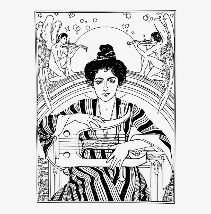 Songs From The Ghetto Art Nouveau Illustrator - Ephraim Moshe Lilien, transparent png #3035959