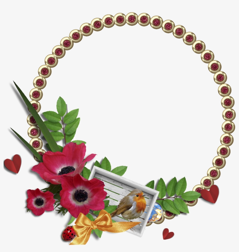 Central Photoshop Frames Png Oval Flores Central Photoshop - Something Blue Necklace, Blue Pearl Necklace, Blue, transparent png #3036133