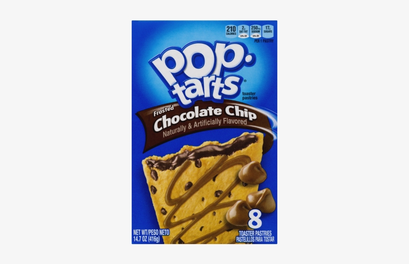 Kellog's Pop Tarts Chocolate Chip - Kellogg's Pop Tarts Chocolate Chip, transparent png #3036435