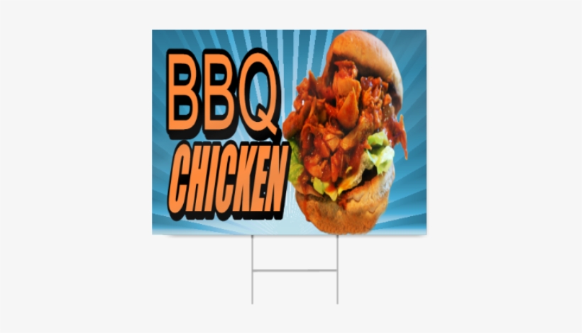 Bbq Chicken Sign - Fast Food, transparent png #3036584