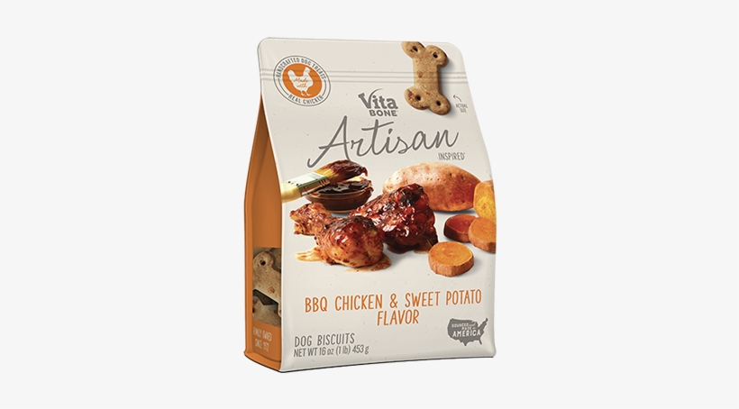 Vita Bone Artisan Inspired Bbq Chicken & Sweet Potato - Vita Bone Artisan Dog Biscuits, transparent png #3036708