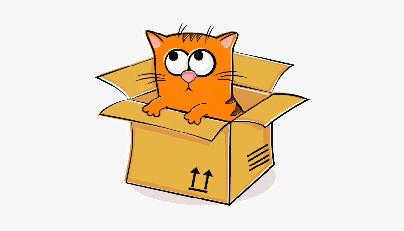 Puppy In A Box Cartoon, transparent png #3036884