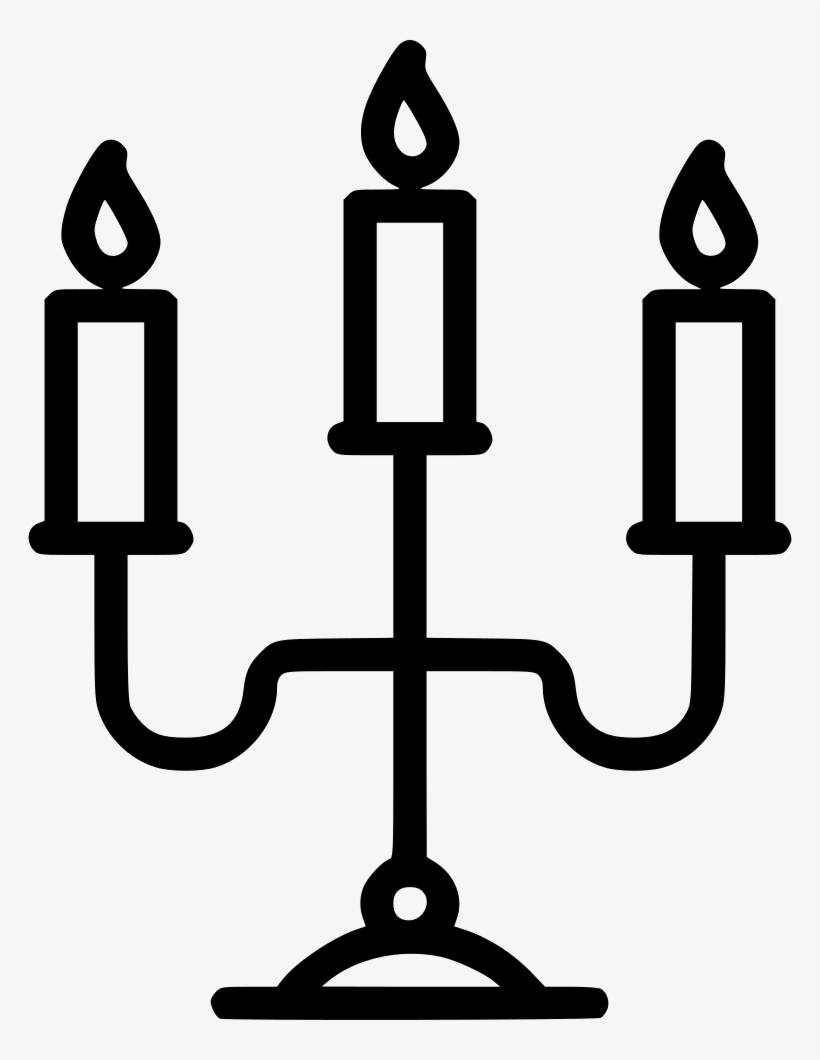 Candle Light Candelabra Christmas Comments - Download, transparent png #3036915