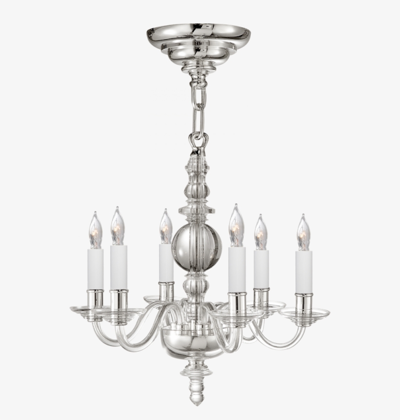 George Ii Mini Chandelier In Crystal With Polish - George Ii Chandelier, transparent png #3037128