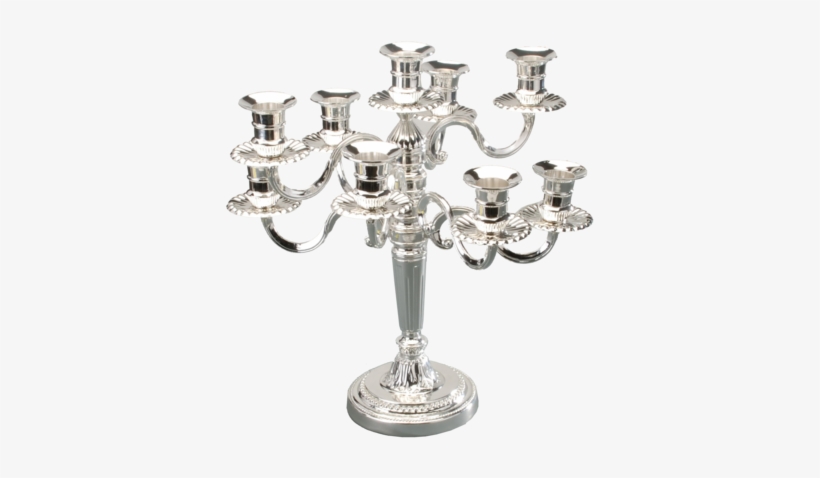 Candelabra 9 Branch Filigree Silverplated - Stemware, transparent png #3037195