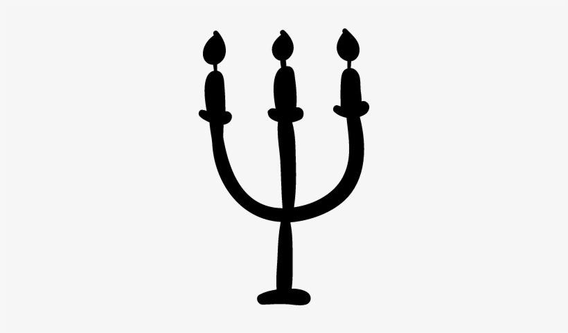 Candelabra Vector - Candle, transparent png #3037242
