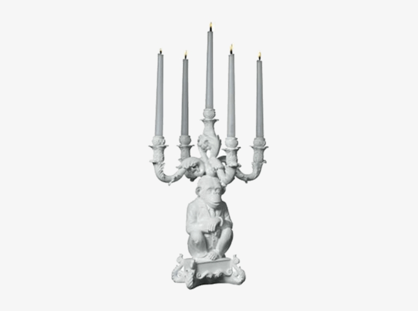 Seletti Burlesque Chimpanzee Candelabra - Seletti Monkey Candelabra, transparent png #3037302
