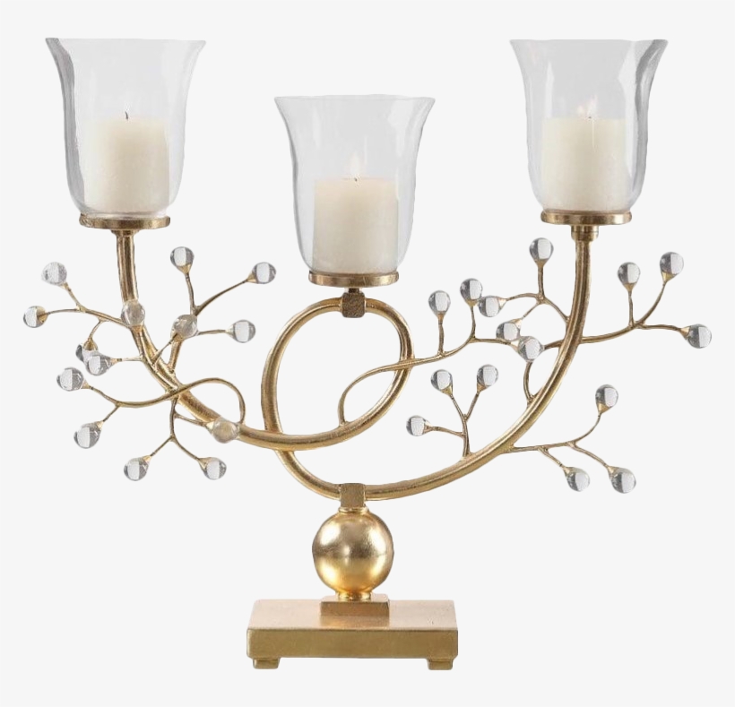 Prev - Diva At Home 24" Bede Metallic Gold Branched Base Candelabra, transparent png #3037449