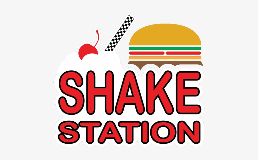 Burger Ice Cream Ellenton Fl Shake Station Logo - Burger And Shake Logo, transparent png #3037946