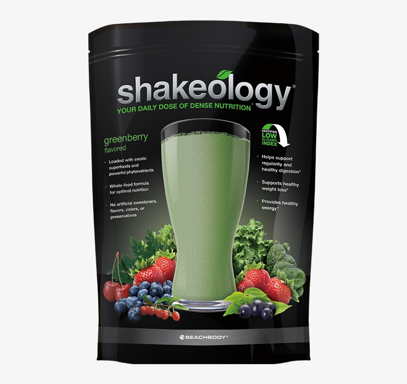 Supplement Facts For Shakeology Greenberry - Chocolate Shakeology, transparent png #3037973