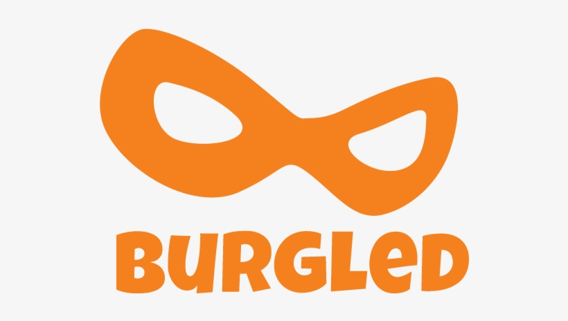 Burgled Logo Orange - Burgled Burgers Logo, transparent png #3038061