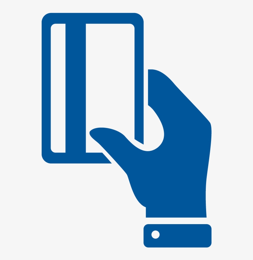 Make Transactions Quick And Pay Icon Png - Blue Credit Card Icon, transparent png #3038538