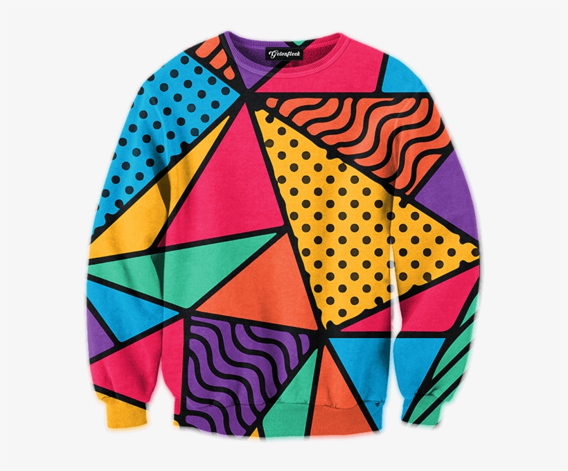 Getonfleek™ Presents The 90s Feel Crewneck, A Shout-out - 90s Print, transparent png #3038711