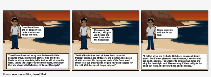 The Passionate Shepherd To His Love Cartoon - The Passionate Shepherd To His Love, transparent png #3038790