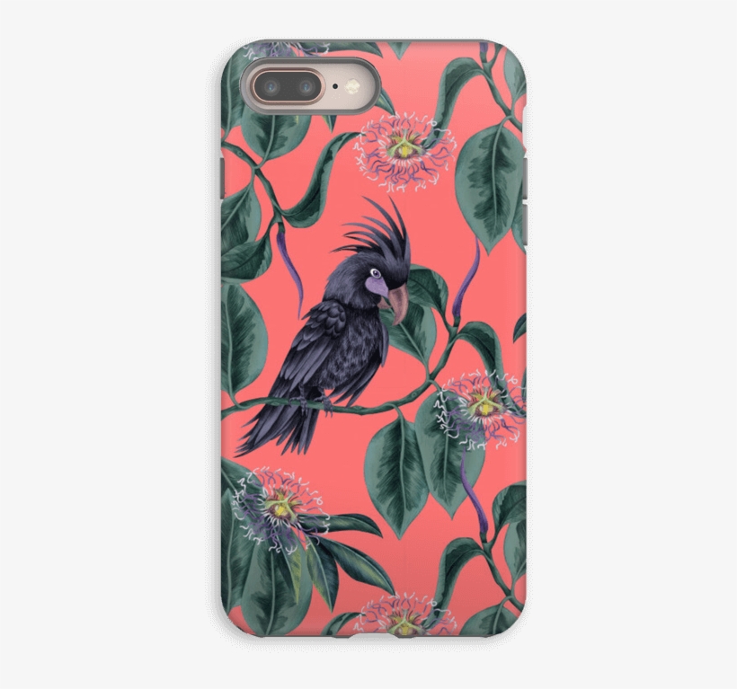 Cockatoo Pink Case Iphone 8 Plus Tough - Pattern, transparent png #3038894