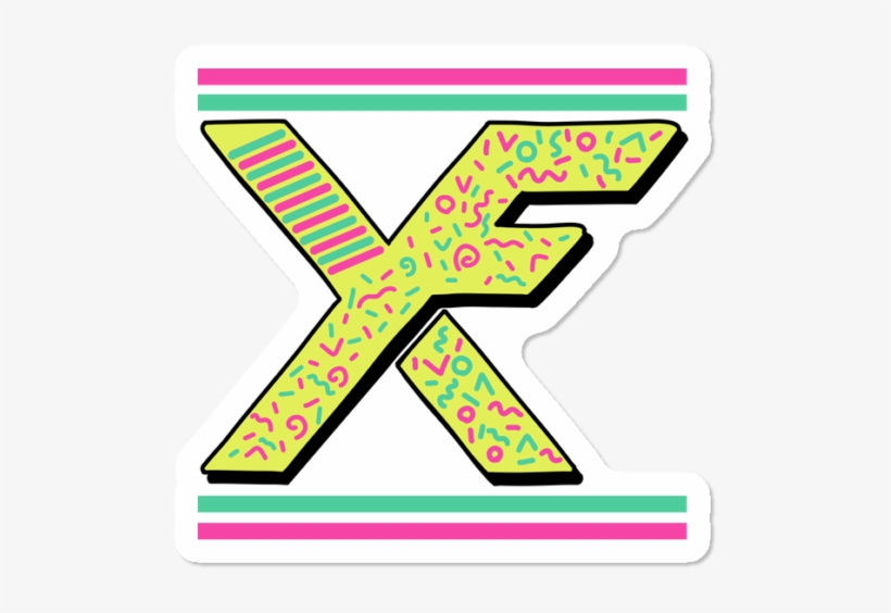Xfactor 90s Sticker - 1990s, transparent png #3038995