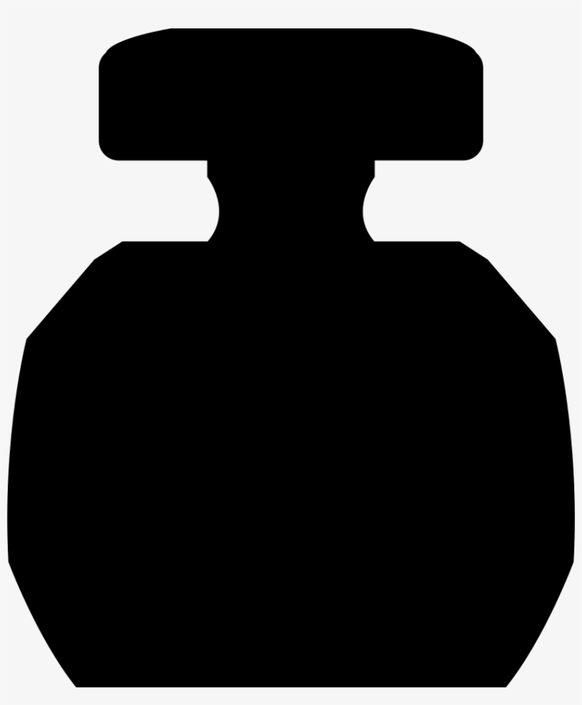 Circular Perfume Bottle With Rectangular Cover Comments - Iconos De Perfumes Png, transparent png #3039268