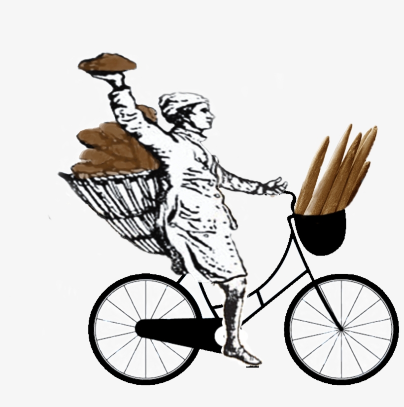 Peasent Dude On A Bike - Cartoon, transparent png #3039273