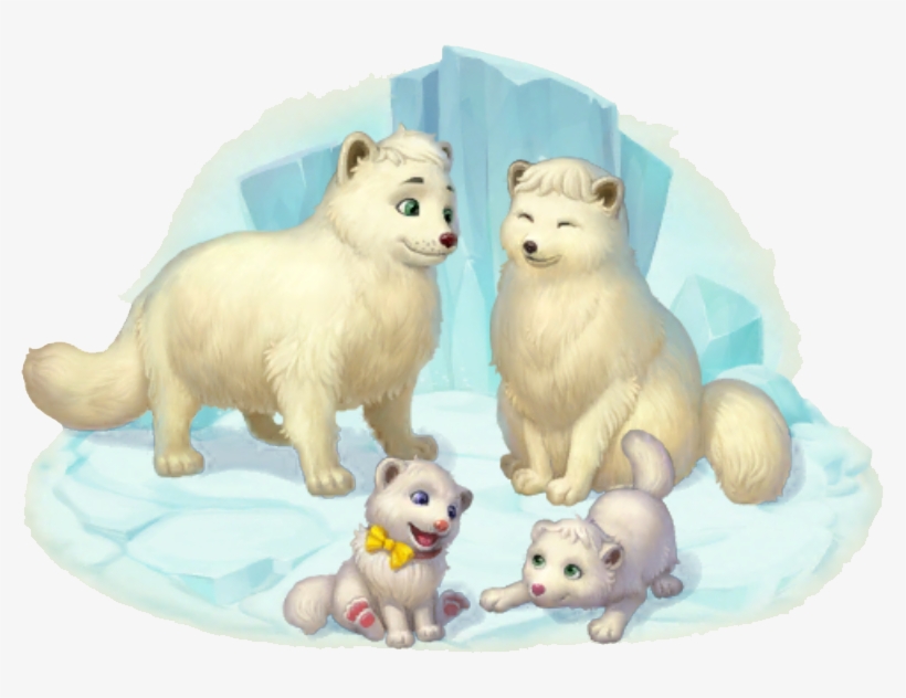 Arctic Fox Family - Wiki, transparent png #3039330