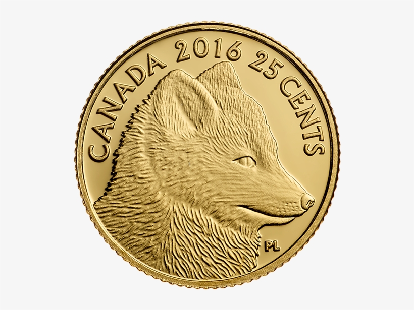 Traditional Arctic Fox Mintage - 2016 Arctic Fox Gold Rcm, transparent png #3039393
