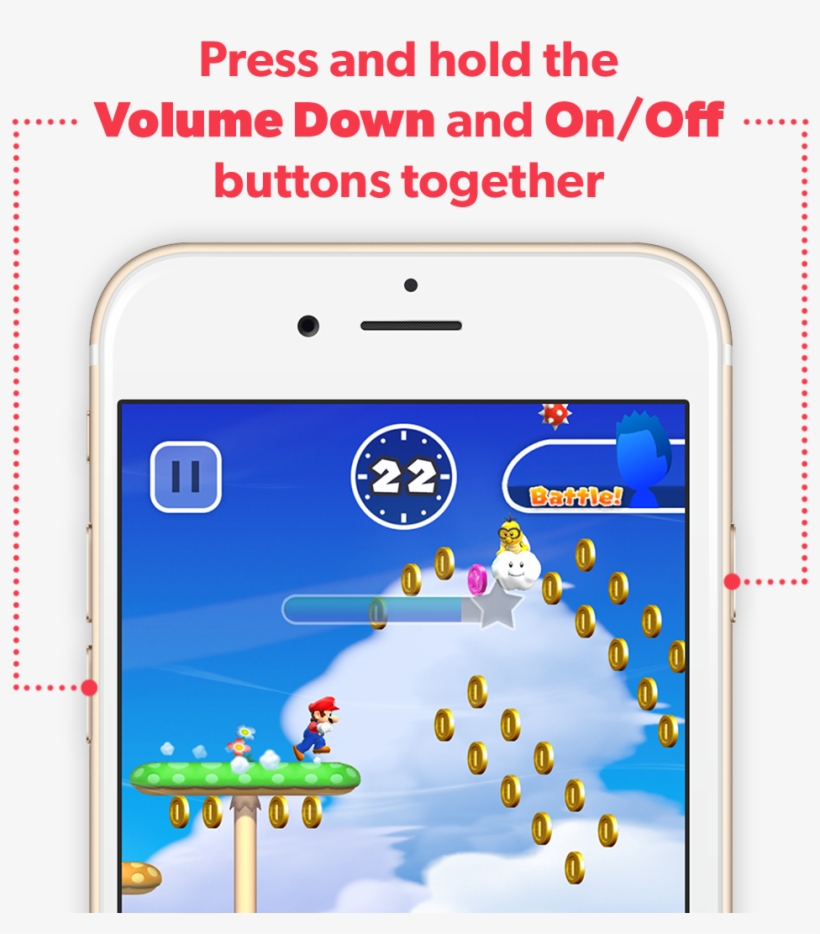 Hold The Volume Down And Power Buttons Together For Hardware Reset Free Transparent PNG