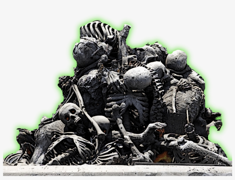 Cacklers Dry Bone Mound, Or Scary Pile Of Bones - Pile Of Human Bones, transparent png #3039708