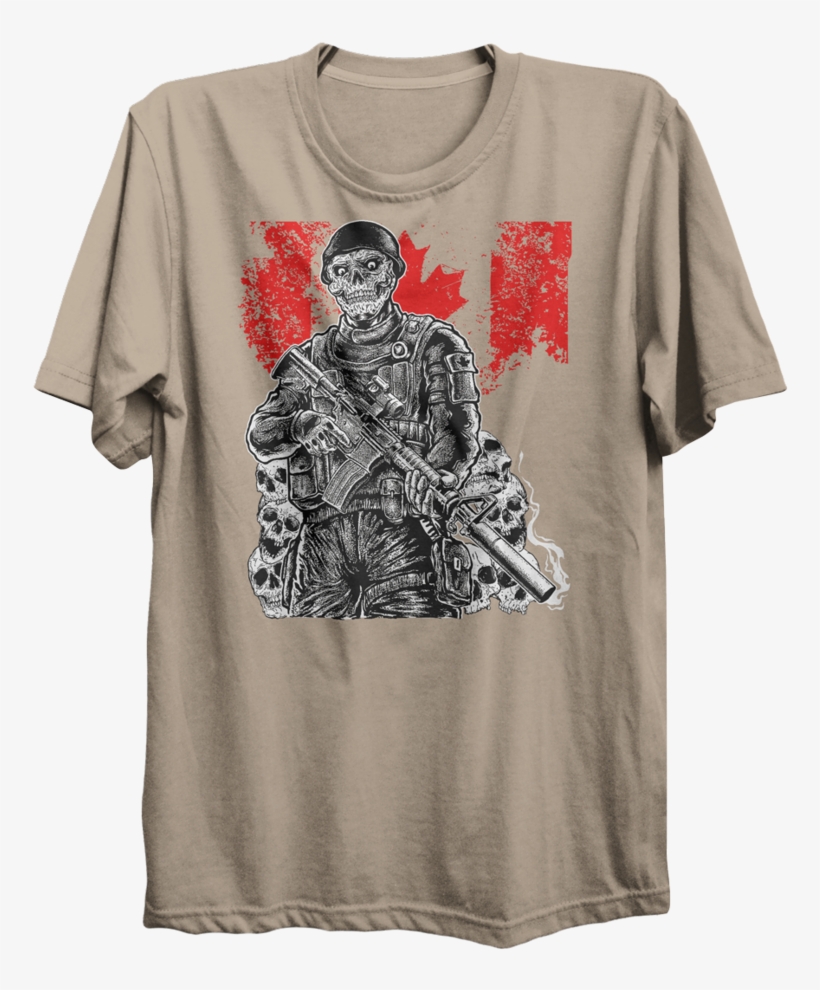 Canadian Soldier Bone Pile T-shirt - Bill Belichick T Shirt Faces, transparent png #3039759