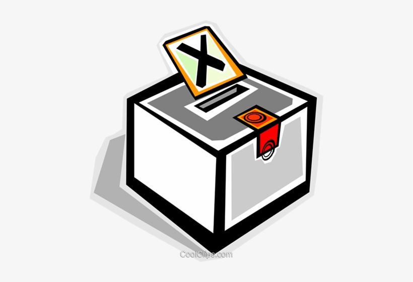 Ballot Box Royalty Free Vector Clip Art Illustration - Role Of Election In Democractic Citizenship, transparent png #3040799