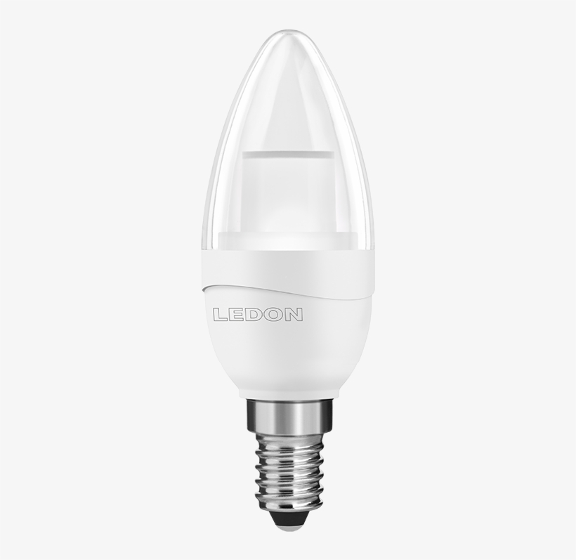 Led Candle B35/c 5w E14 Candlelight - E14 5 W 927 Led Candle Bulb Clear, Not Dimmable, transparent png #3041279